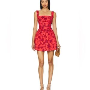 NWT Free People Meet Me In Maui Dress in Heat Wave Combo